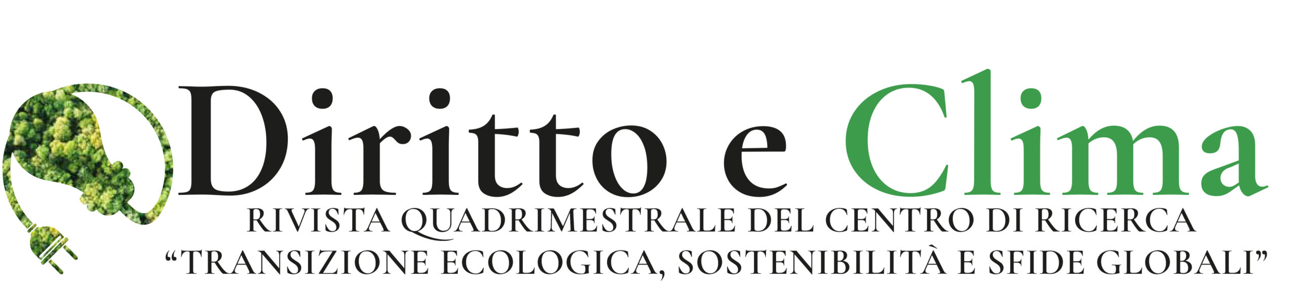 Logo della rivista Diritto e clima